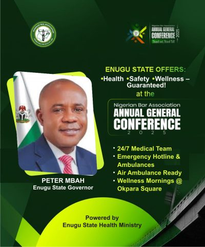 Enugu State Sets Gold Standard for Health & Safety Ahead of NBA Annual Conference