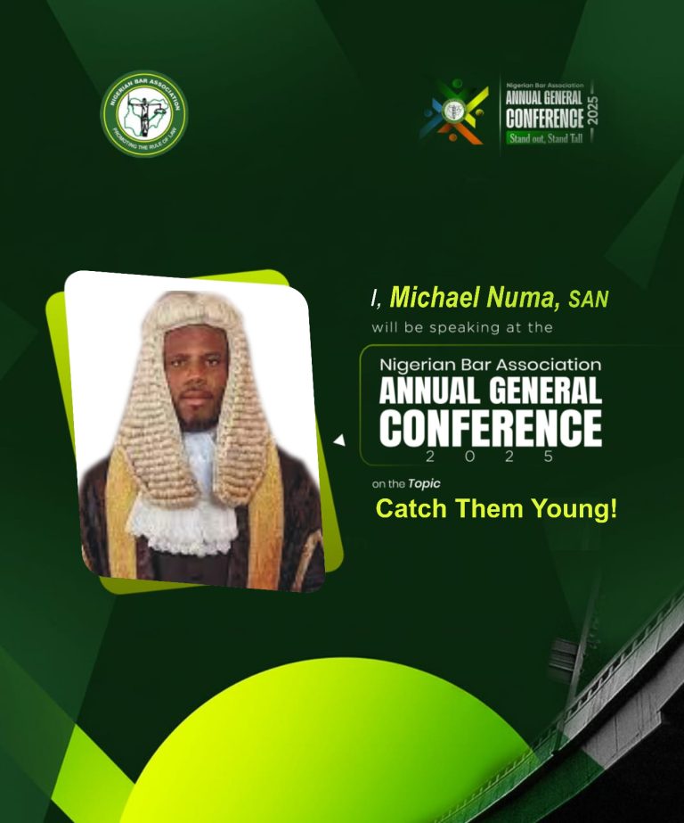 Tuesday, August 26, 2025 Catch Them Young: Michael Numa, SAN, Sets to Revamp Legal Education at NBA AGC, Enugu