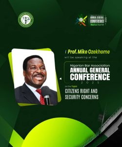 Mike Ozekhome, SAN to Feature on Key Security and Rights Panel at NBA-AGC 2025