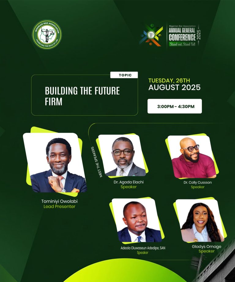 NBA-AGC 2025: Top Legal Minds Gather to Chart Future of Nigerian Law Firms