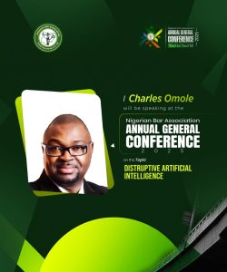 Dr. Charles Omole to Moderate “Disruptive Artificial Intelligence” Session at NBA-AGC 2025