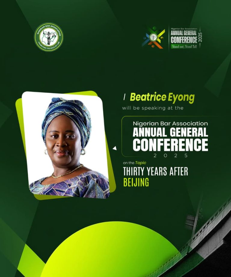 “Thirty Years After Beijing”: UN Women’s Beatrice Eyong to Speak at NBA AGC 2025 Breakout Session
