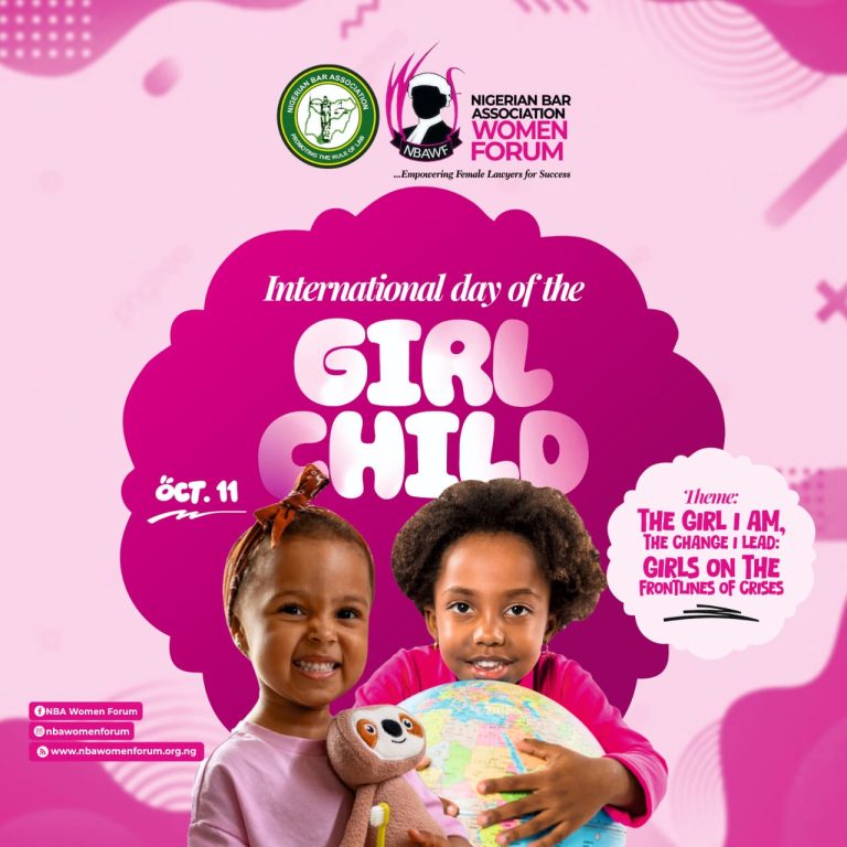 OFFICIAL MESSAGE FROM THE NBA WOMEN FORUM ON THE CELEBRATION OF INTERNATIONAL DAY OF THE GIRL CHILD 2025