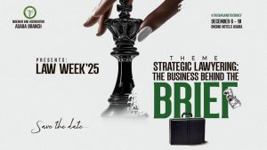 NBA Asaba Branch Announces 2025 Law Week