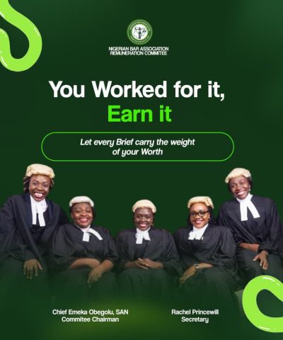 NBA Remuneration Committee Champions Value for Lawyers with Bold Campaign: “You Worked for It, Earn It”