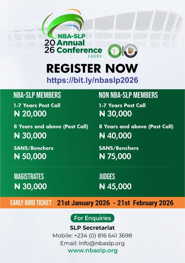 Early Bird Alert: Register Now for NBA-SLP 2026 Annual Conference Before 21 February